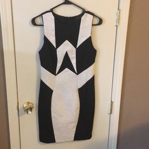 Akira Chicago black and white mini dress